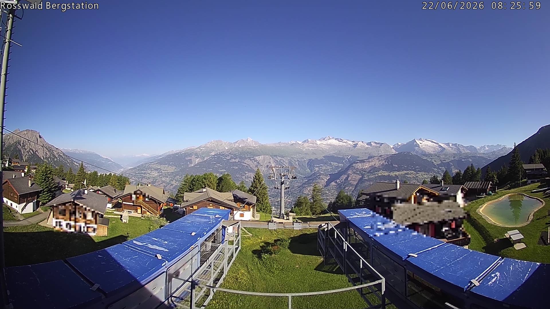 Archiv Foto Webcam Rosswald - Bergstation