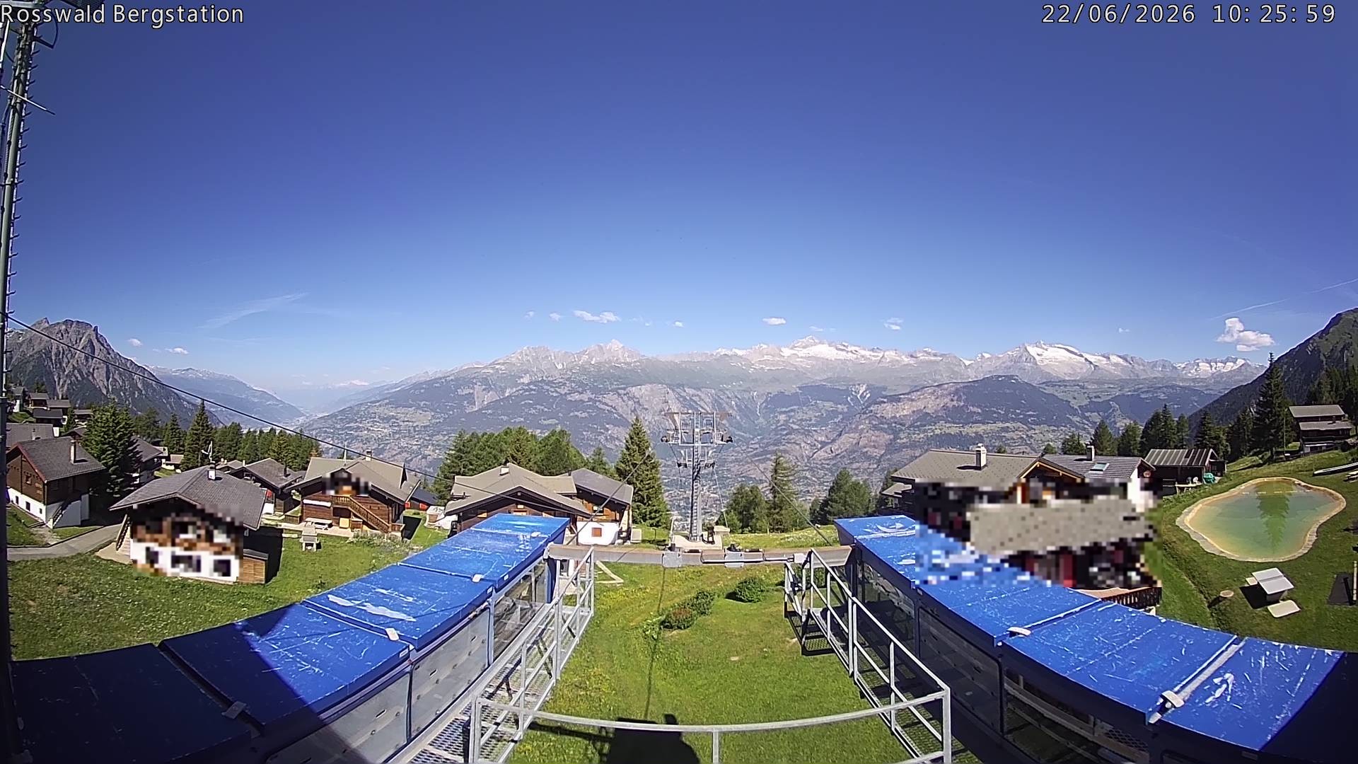 Archiv Foto Webcam Rosswald - Bergstation