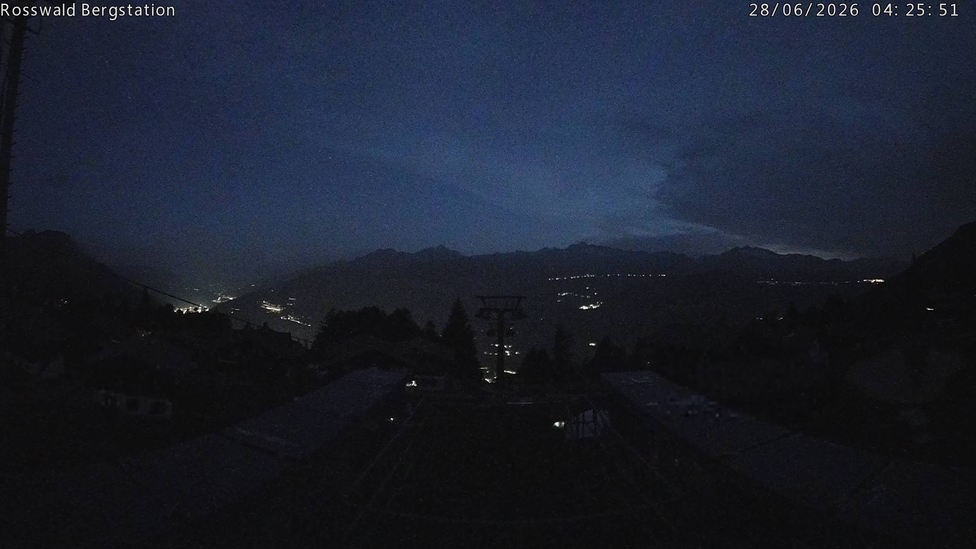 Archived image Webcam Rosswald - top station