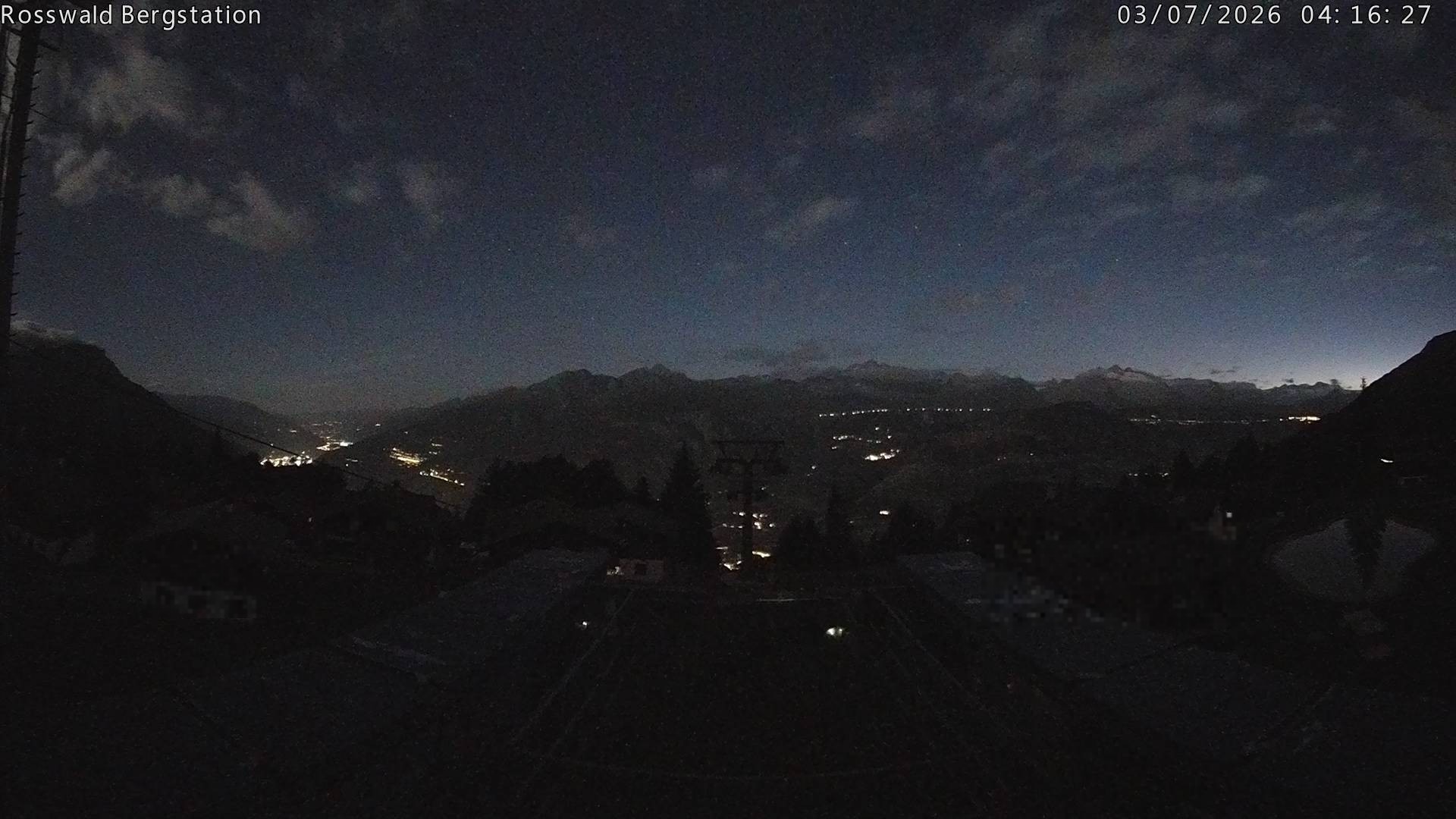 Archived image Webcam Rosswald - top station