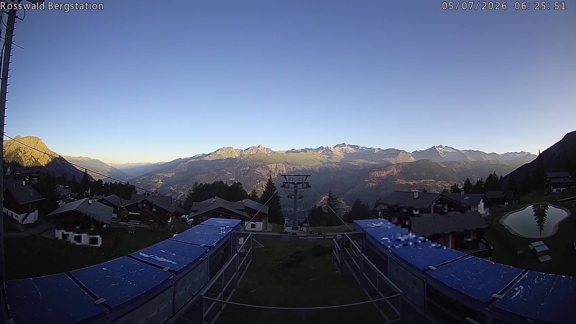 Archived image Webcam Rosswald - top station