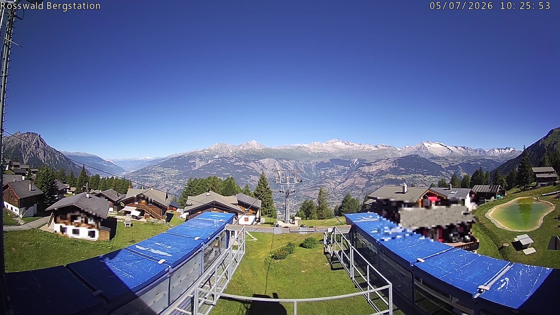 Archived image Webcam Rosswald - top station