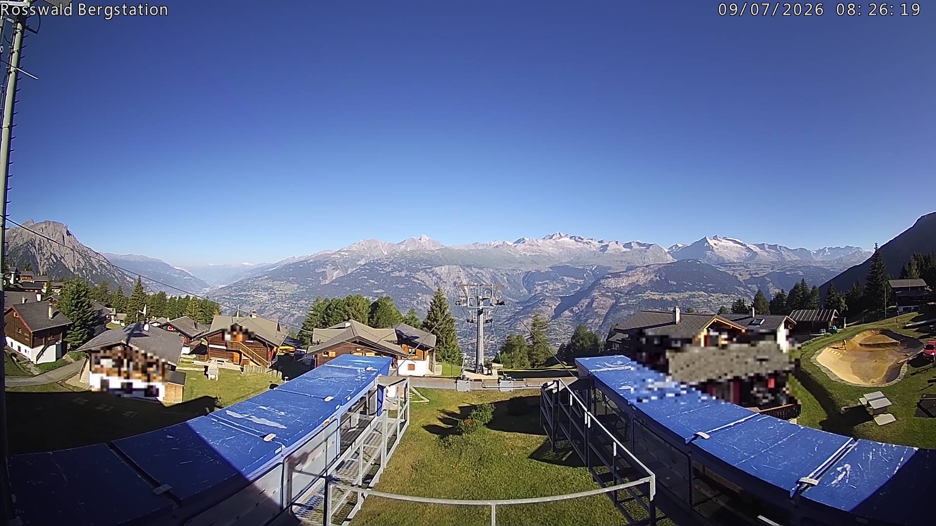 Archived image Webcam Rosswald - top station