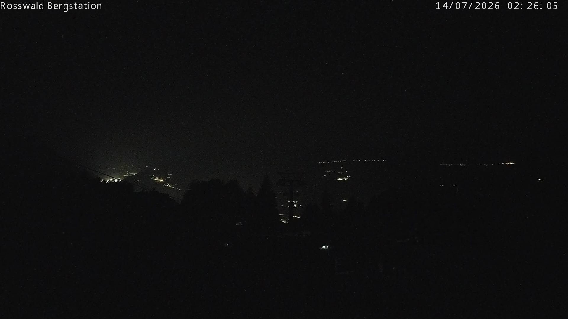 Archived image Webcam Rosswald - top station