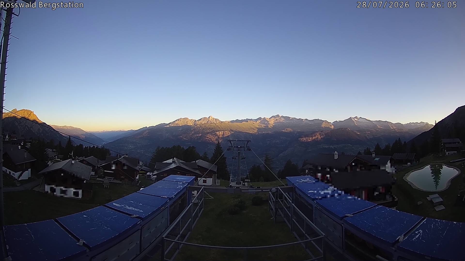 Archiv Foto Webcam Rosswald - Bergstation