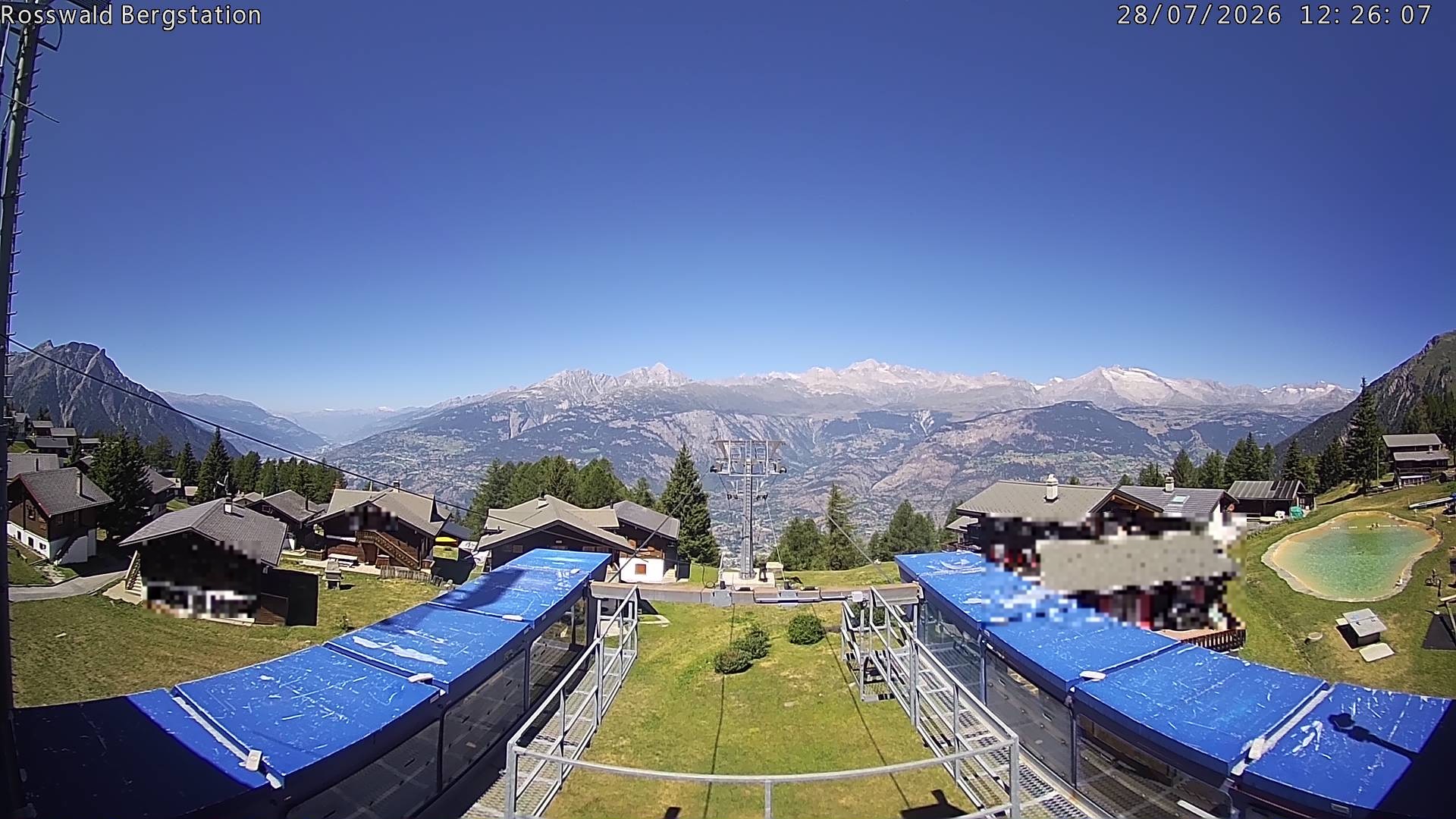 Archiv Foto Webcam Rosswald - Bergstation