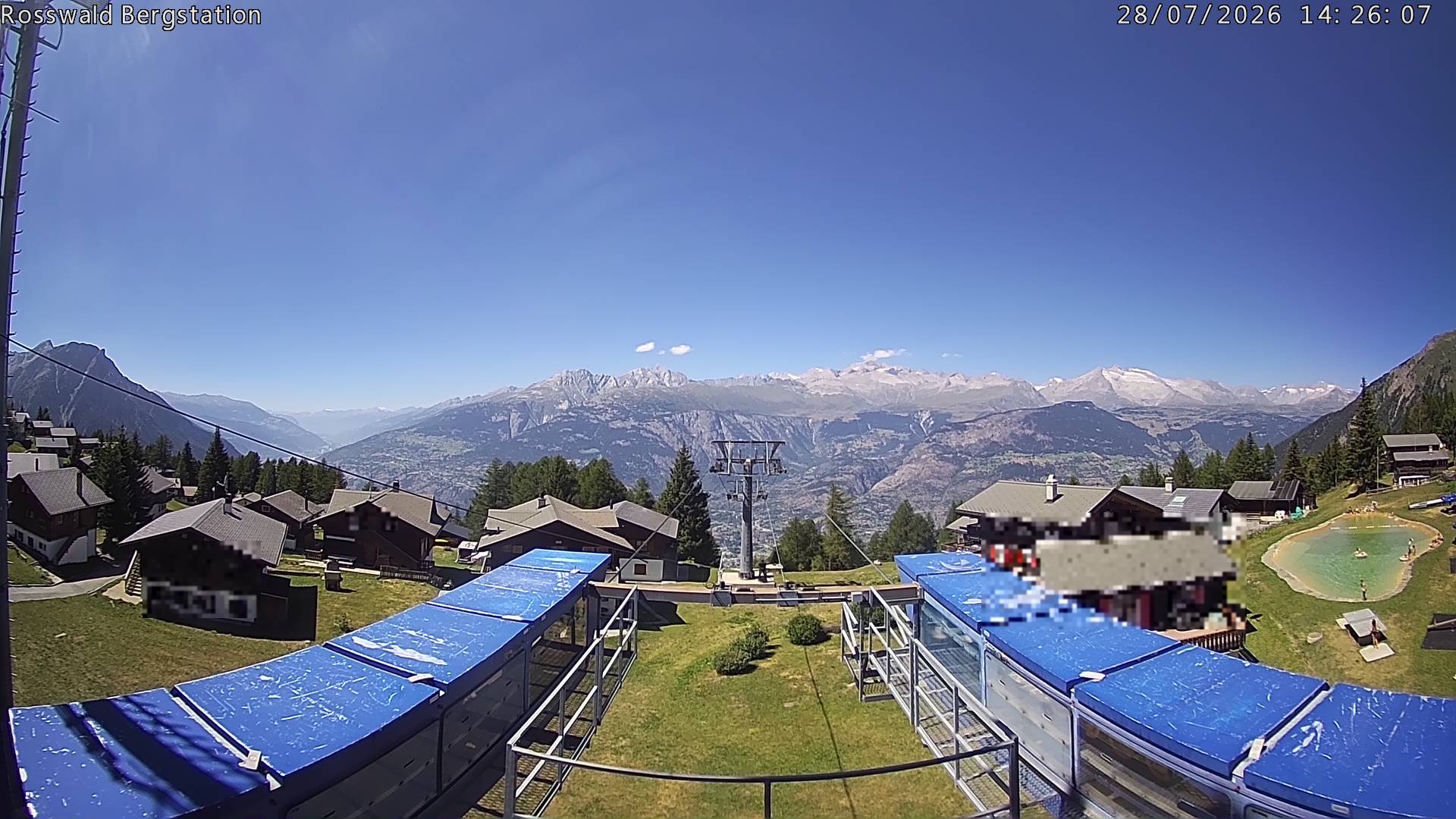 Archiv Foto Webcam Rosswald - Bergstation