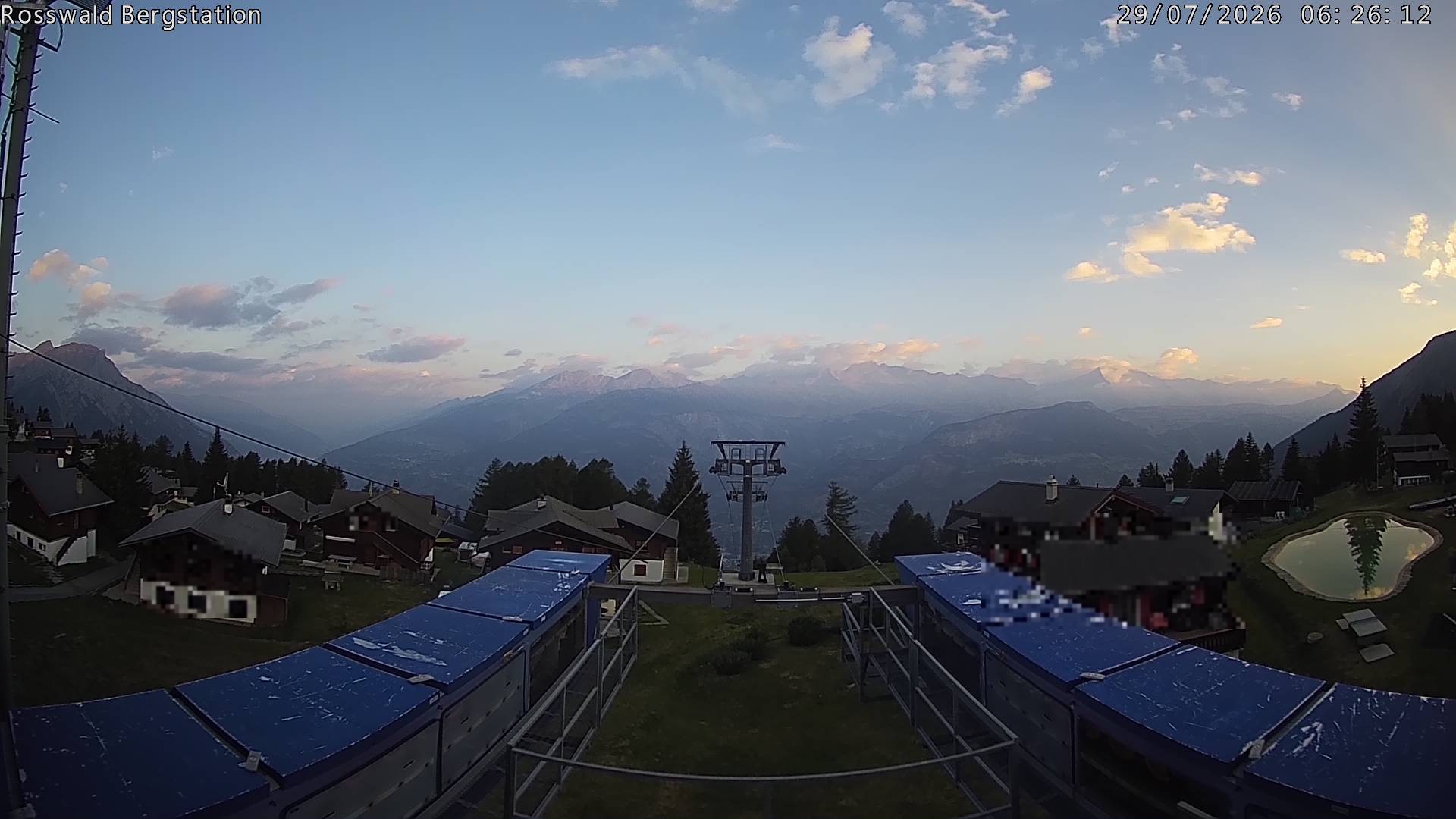 Archiv Foto Webcam Rosswald - Bergstation