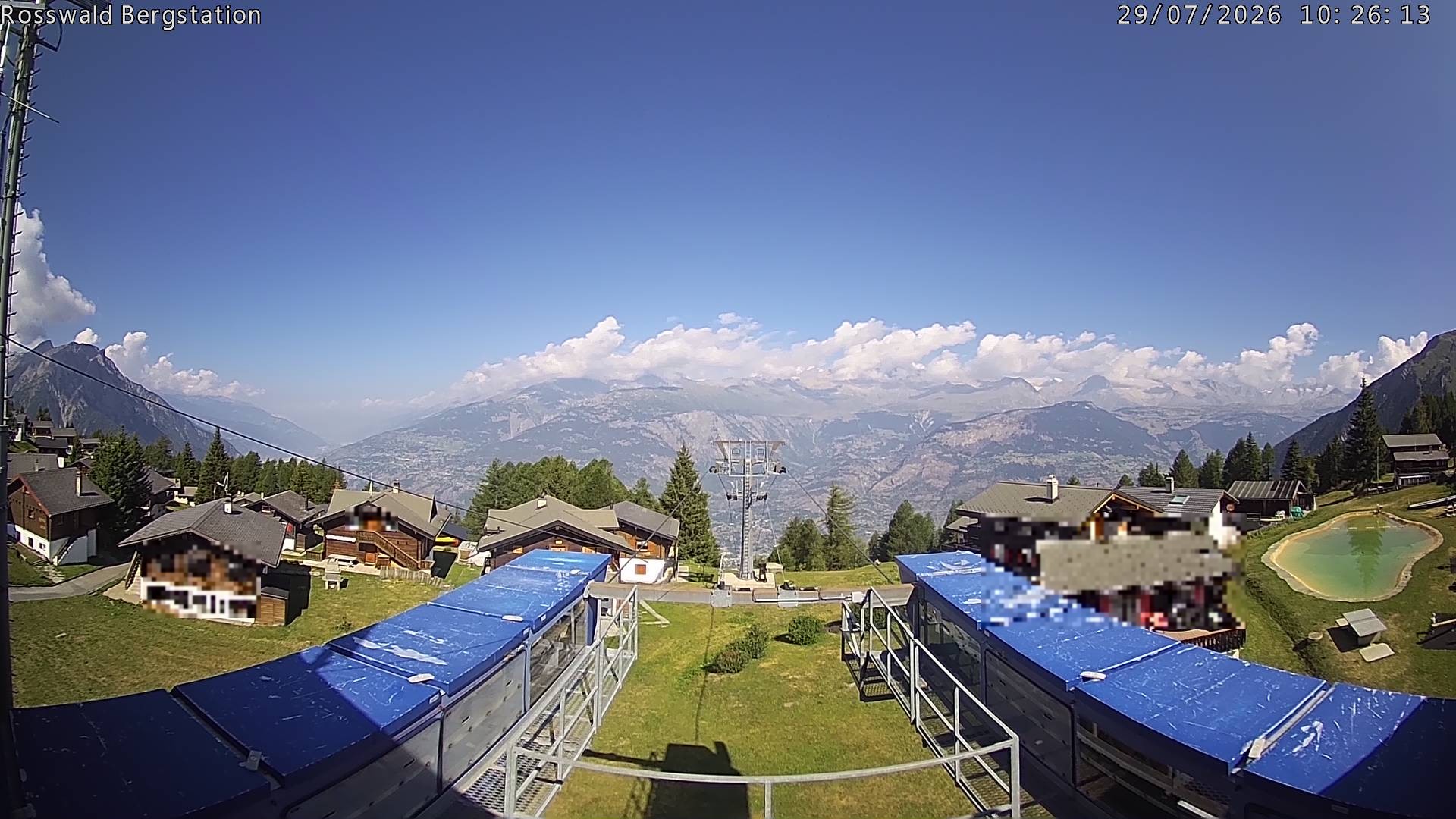 Archiv Foto Webcam Rosswald - Bergstation