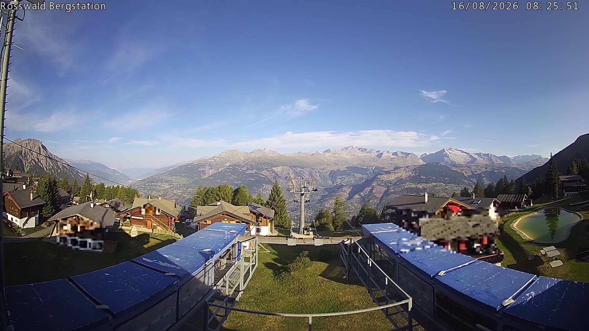 Archiv Foto Webcam Rosswald - Bergstation