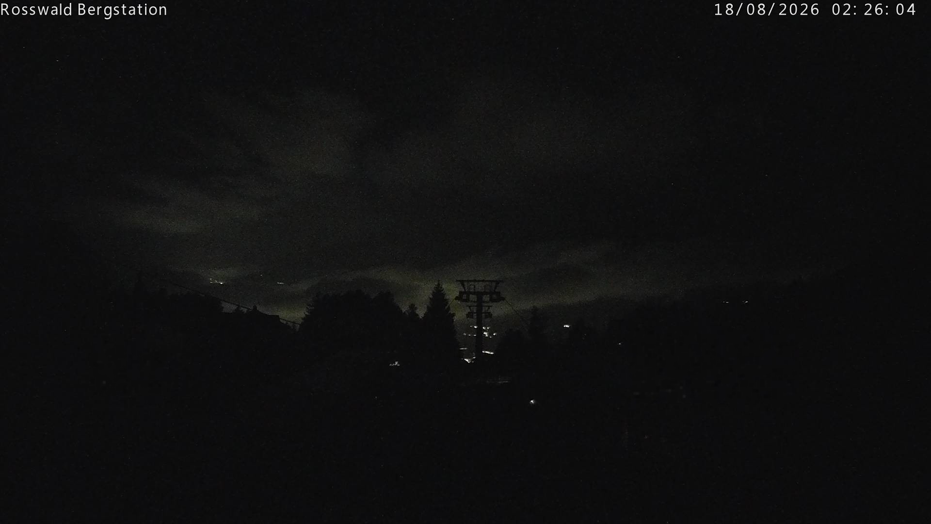 Archiv Foto Webcam Rosswald - Bergstation