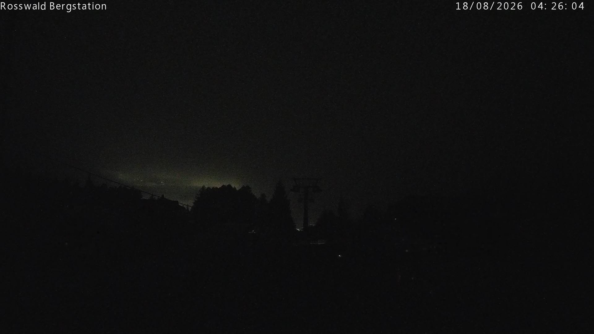 Archiv Foto Webcam Rosswald - Bergstation