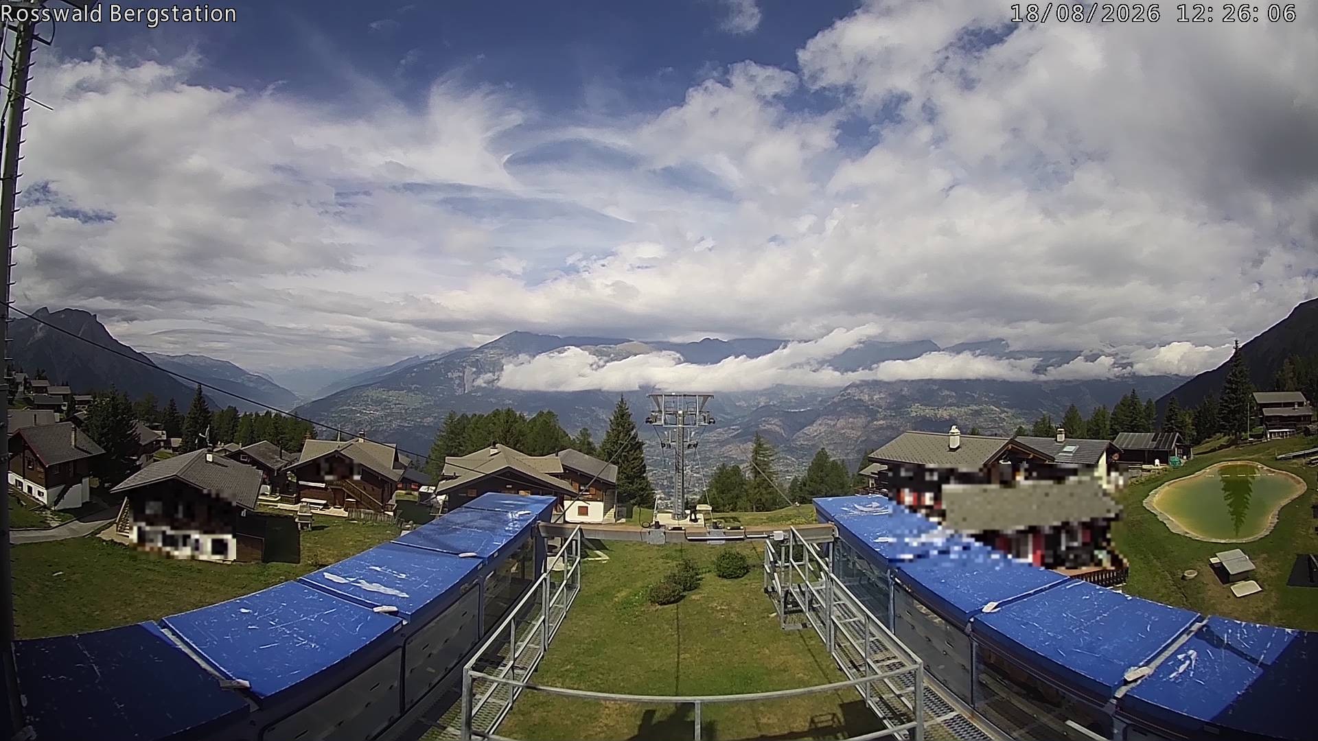 Archiv Foto Webcam Rosswald - Bergstation