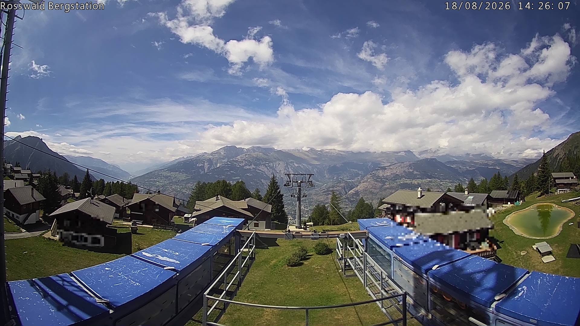 Archiv Foto Webcam Rosswald - Bergstation