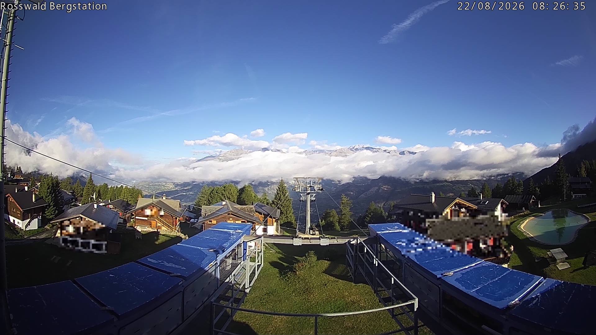 Archived image Webcam Rosswald - top station