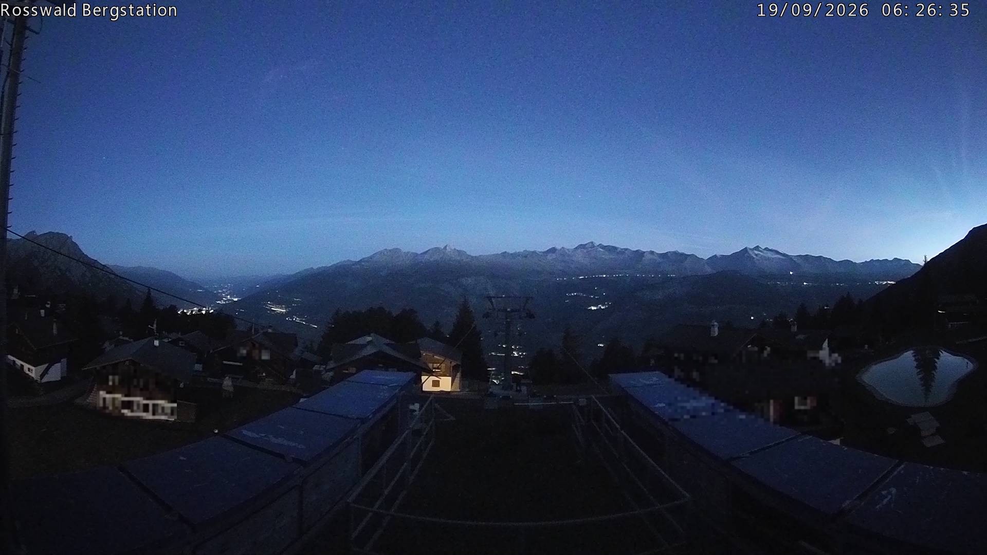 Archiv Foto Webcam Rosswald - Bergstation