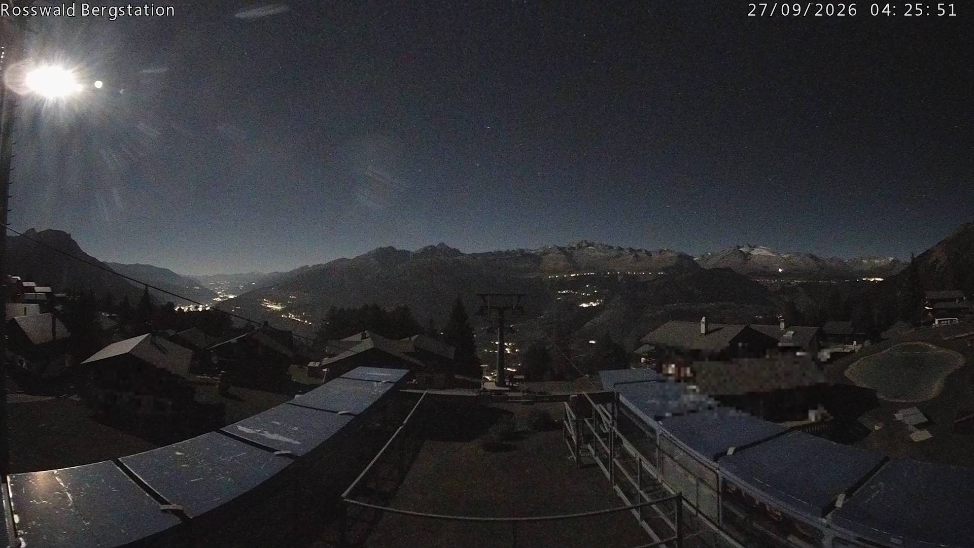 Archiv Foto Webcam Rosswald - Bergstation