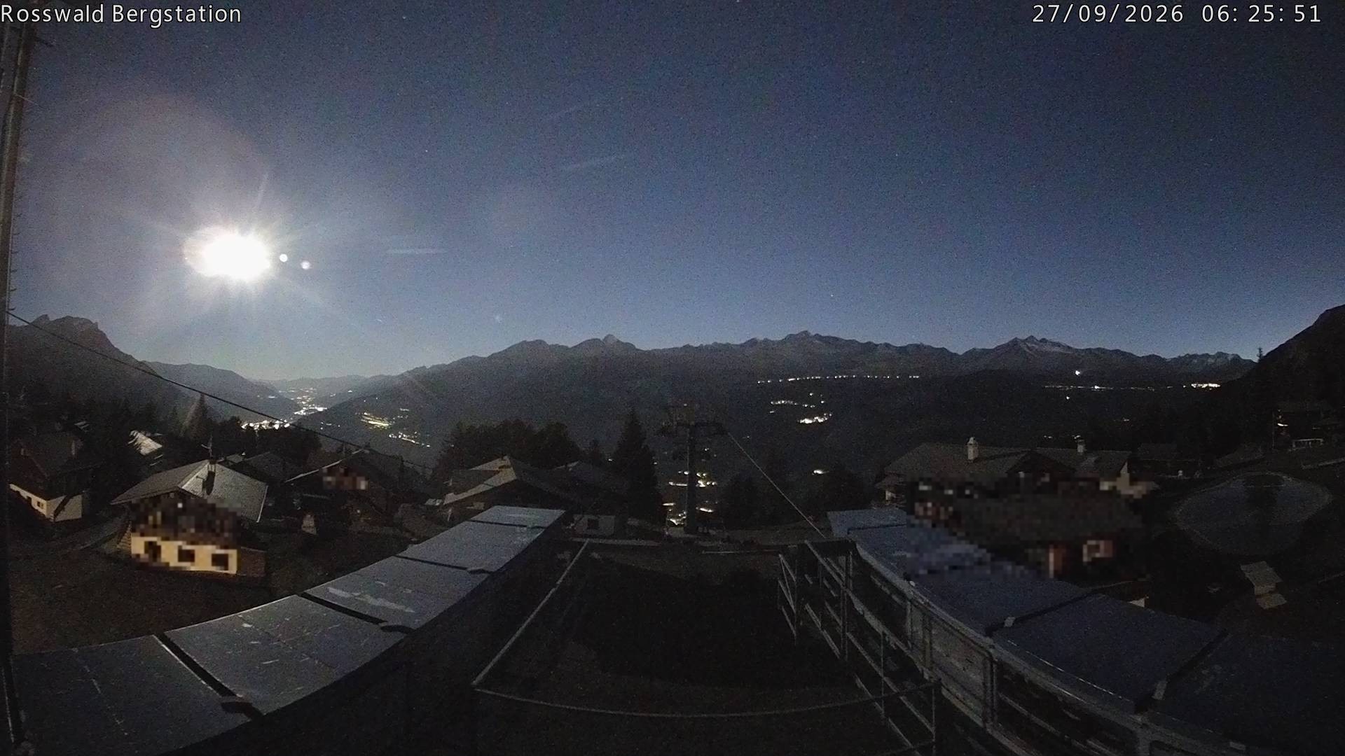 Archiv Foto Webcam Rosswald - Bergstation