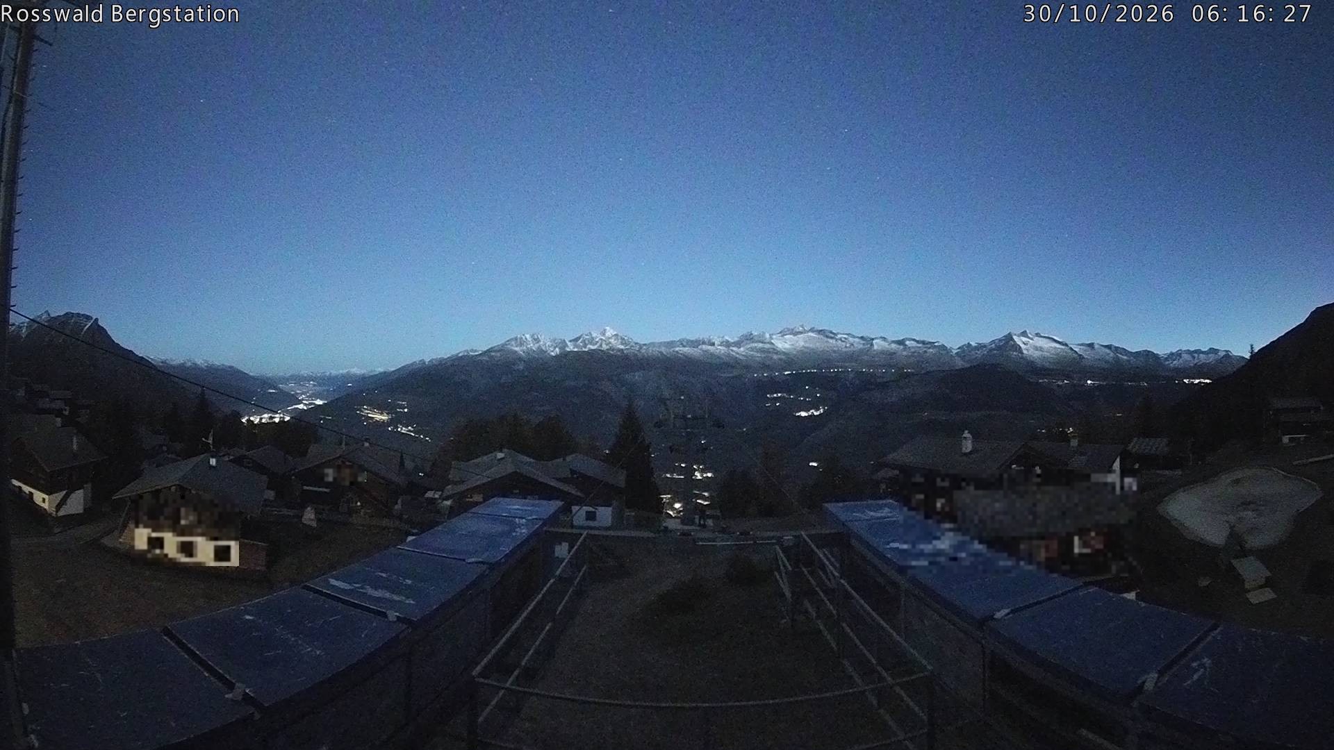 Archiv Foto Webcam Rosswald - Bergstation