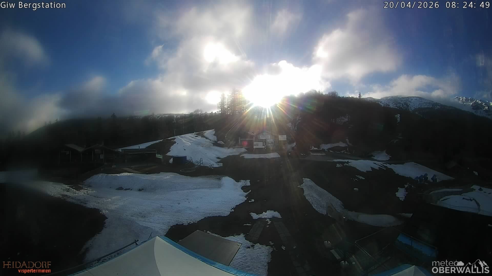 Archived image Webcam Mountain Restaurant Giw