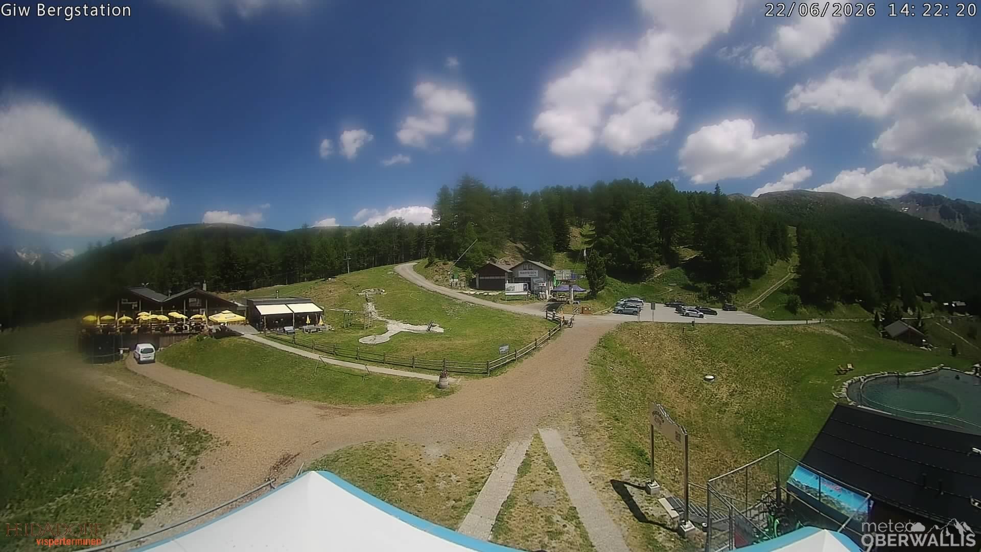 Archiv Foto Webcam Bergrestaurant Giw