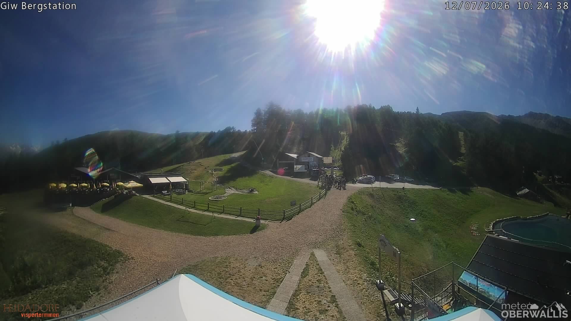 Archived image Webcam Mountain Restaurant Giw