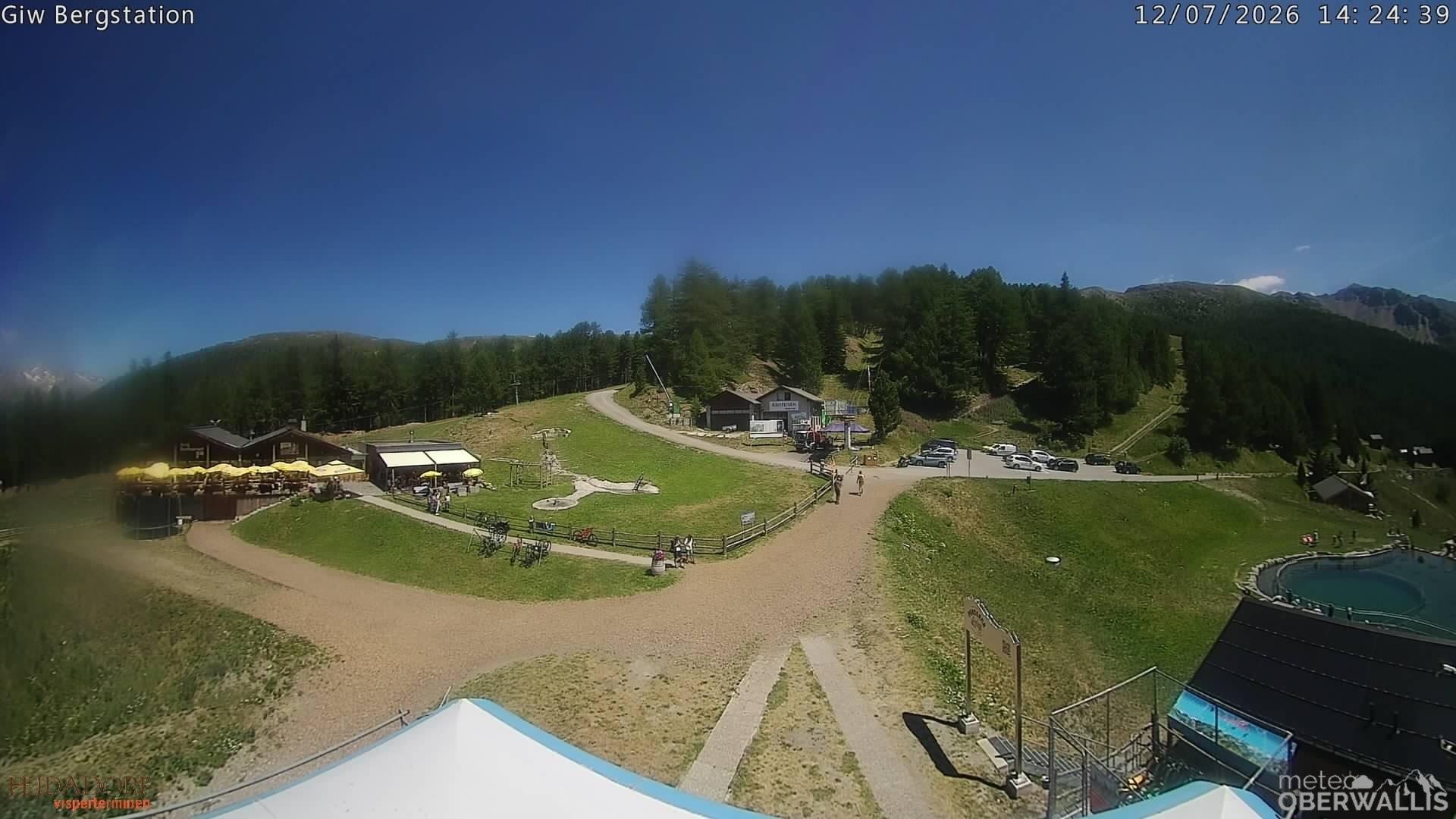 Archived image Webcam Mountain Restaurant Giw