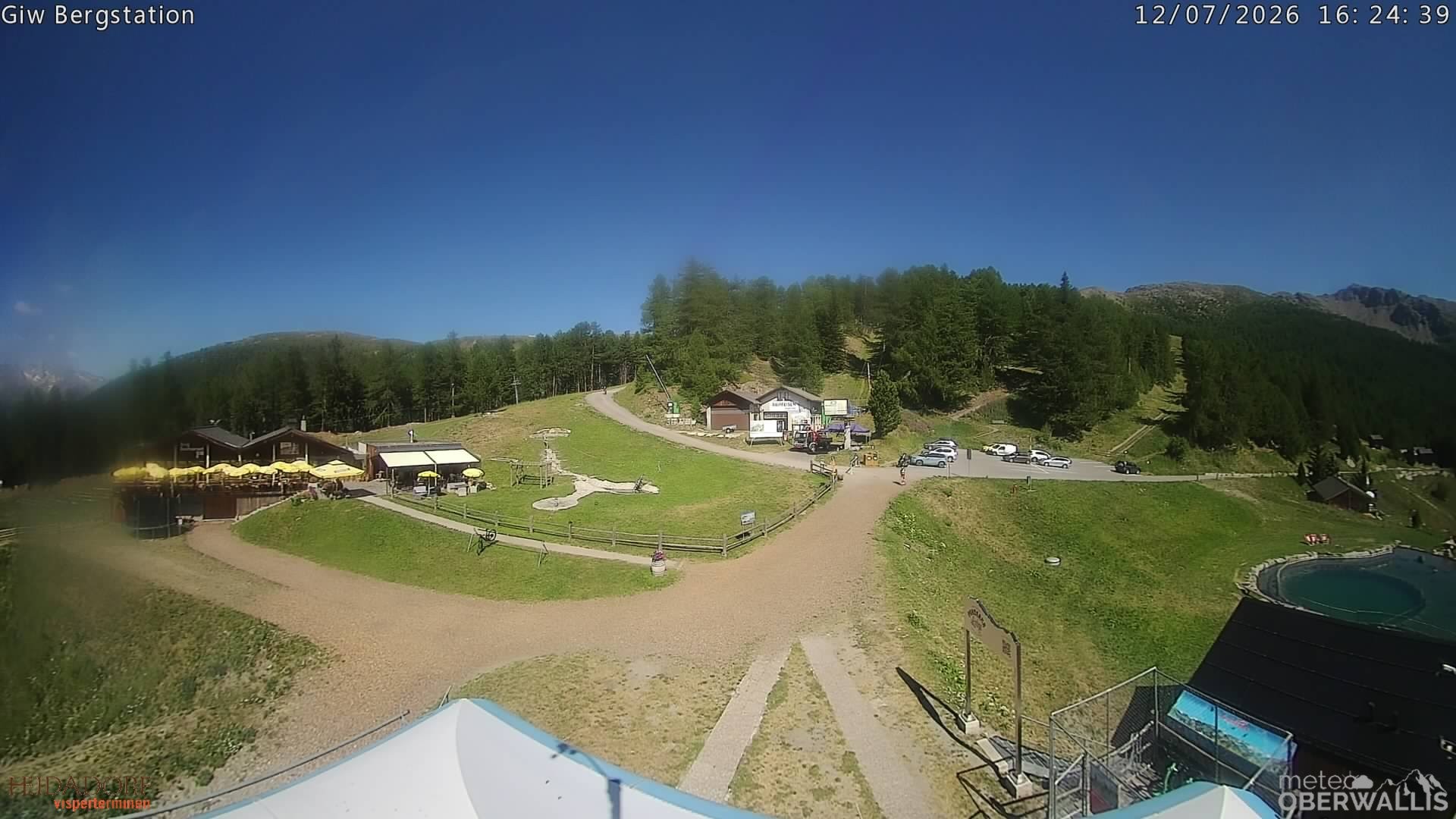 Archived image Webcam Mountain Restaurant Giw
