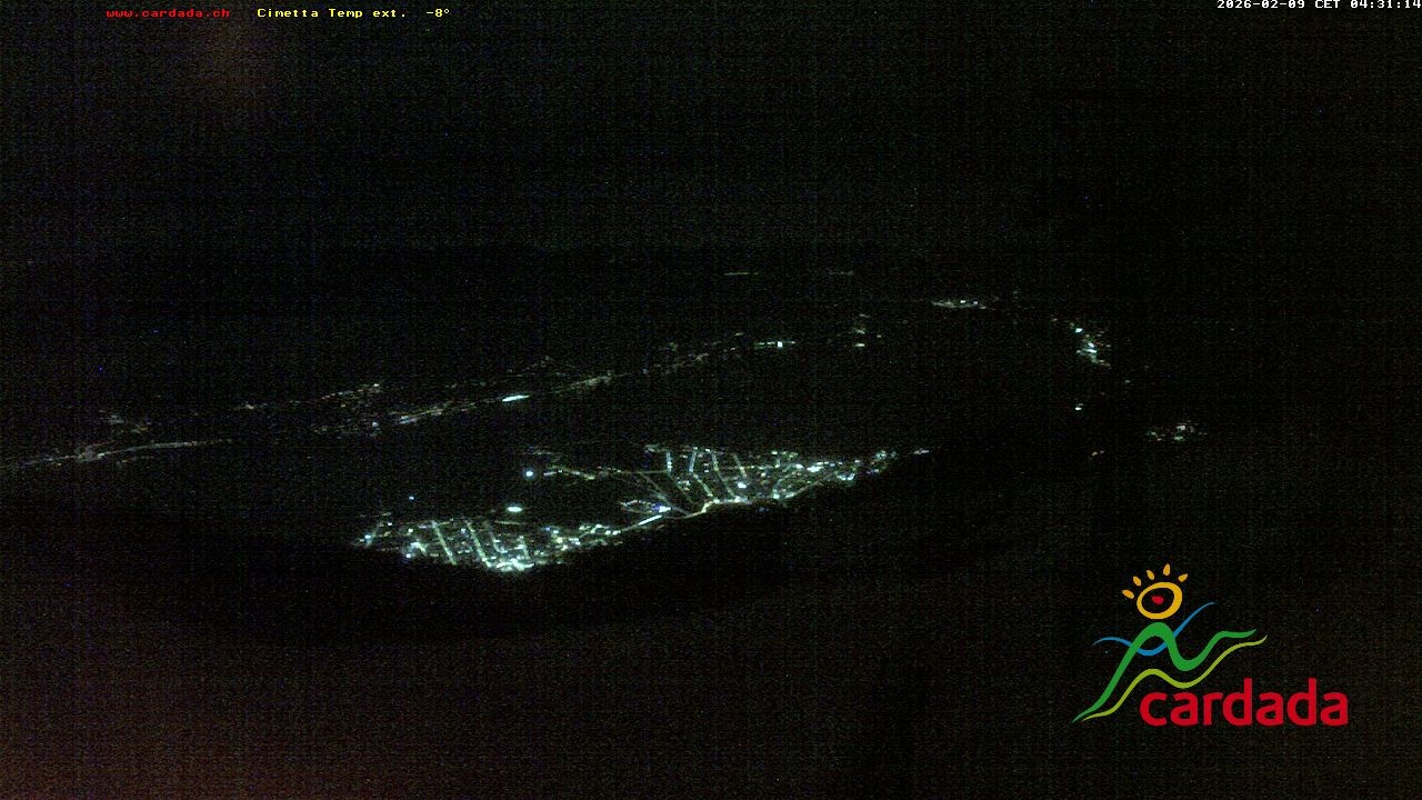 Archiv Foto Webcam Cardada Cimetta: Blick Sesselbahn