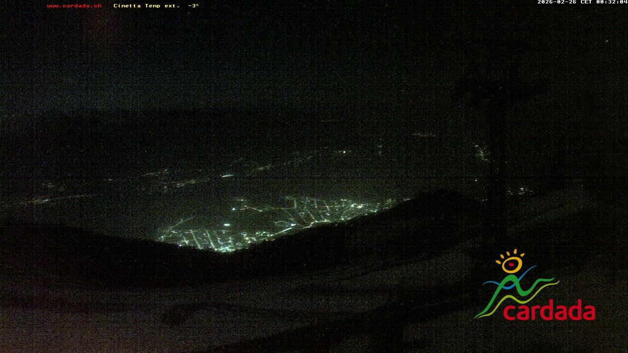 Archived image Webcam Cardada Cimetta: View Chair Lift