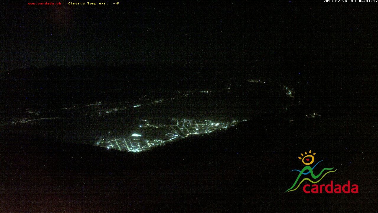 Archived image Webcam Cardada Cimetta: View Chair Lift