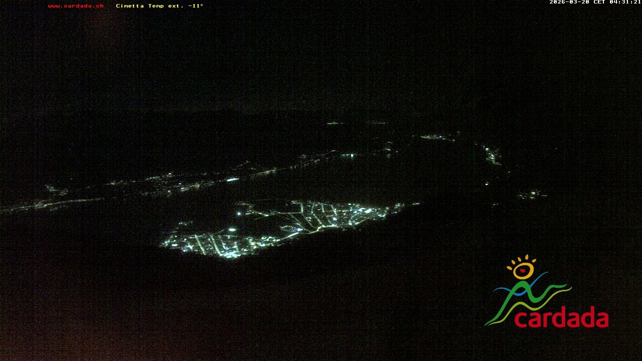 Archived image Webcam Cardada Cimetta: View Chair Lift