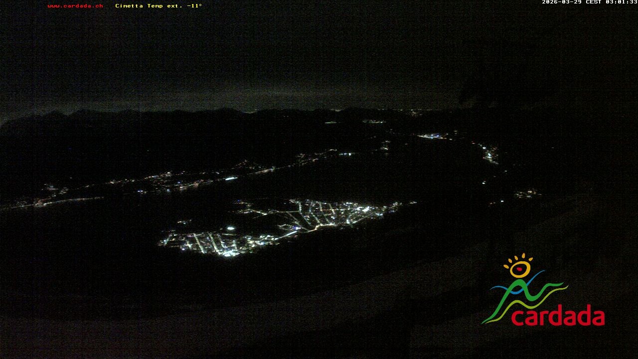 Archived image Webcam Cardada Cimetta: View Chair Lift