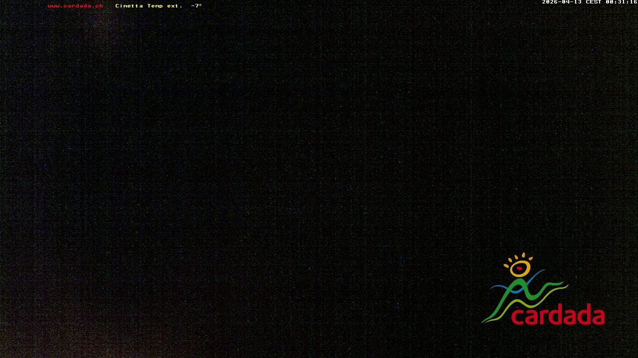 Archiv Foto Webcam Cardada Cimetta: Blick Sesselbahn