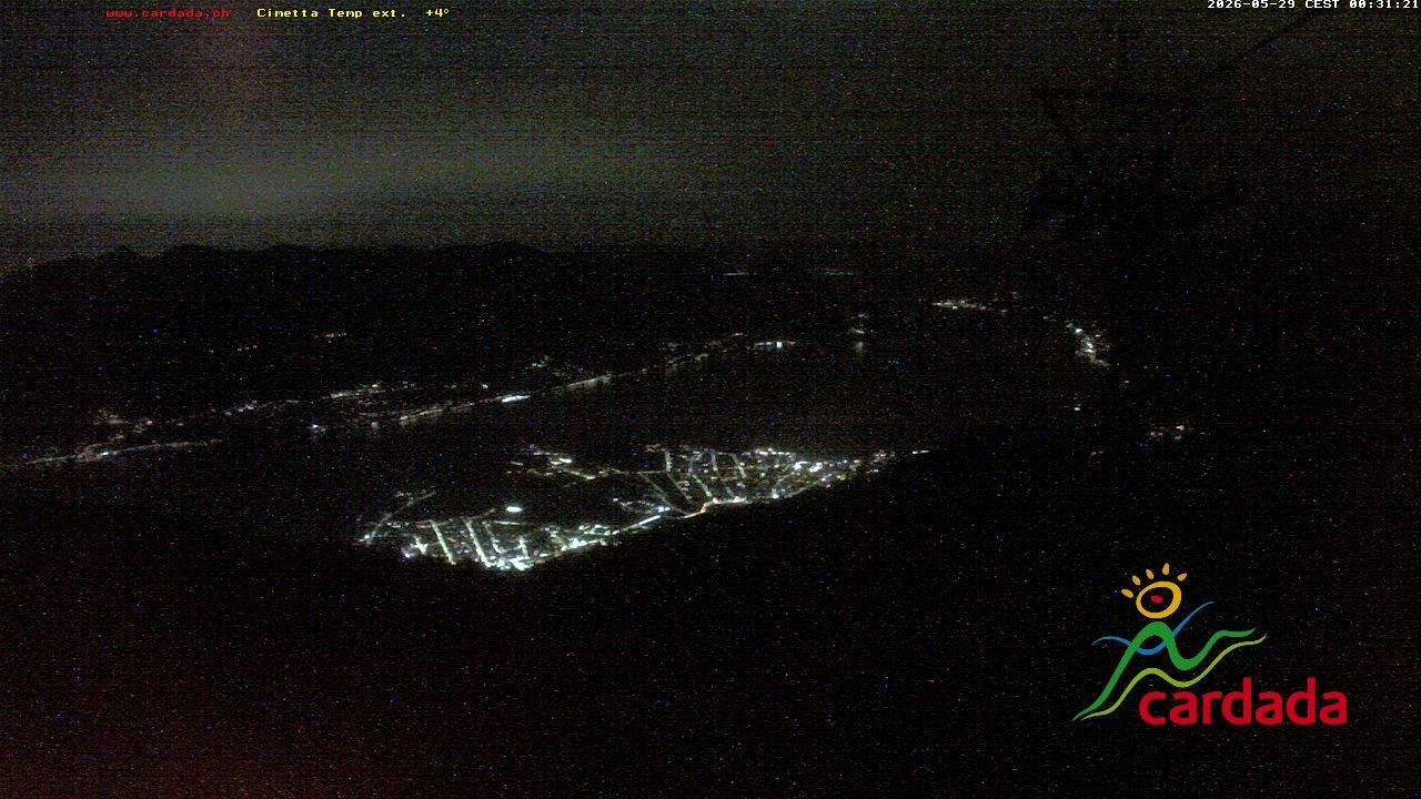 Archived image Webcam Cardada Cimetta: View Chair Lift