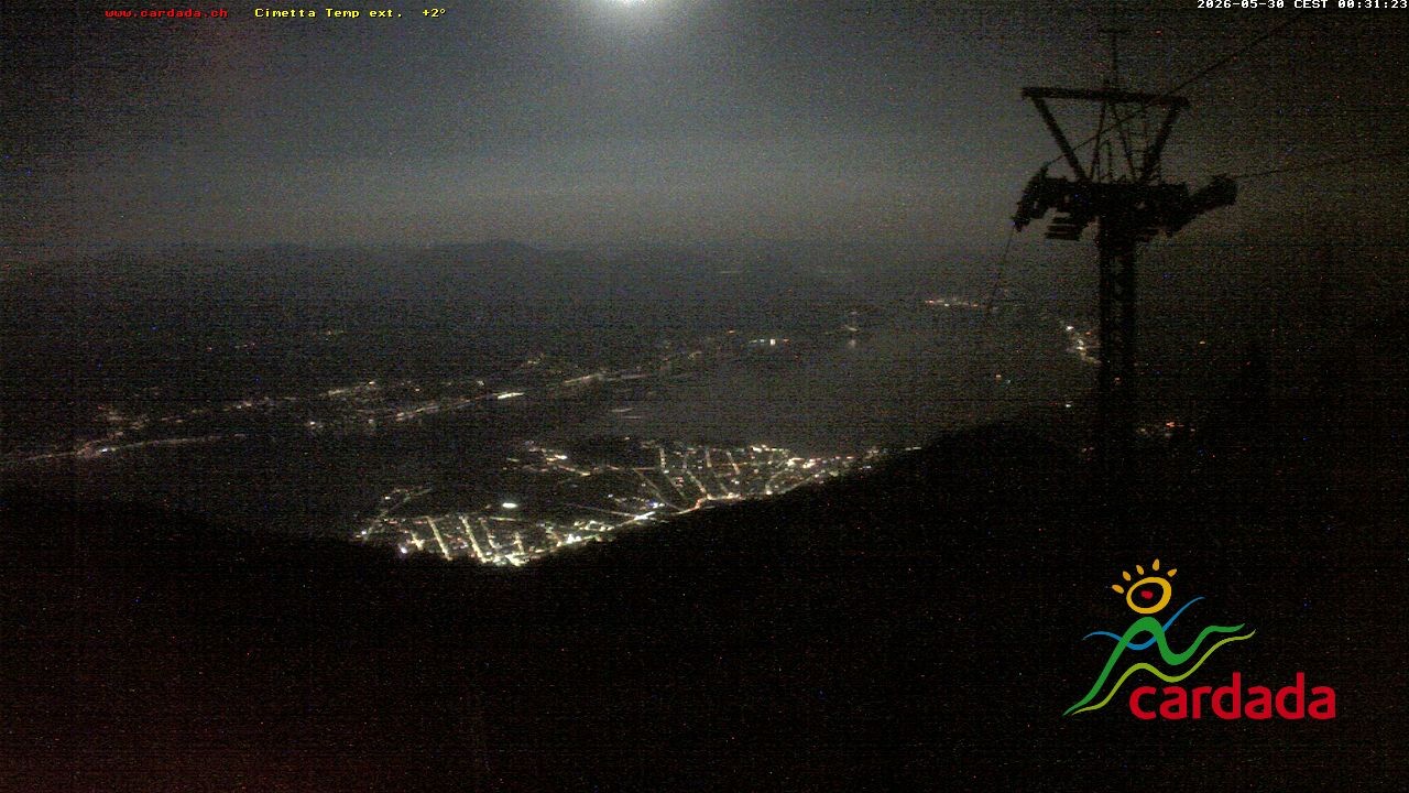 Archived image Webcam Cardada Cimetta: View Chair Lift