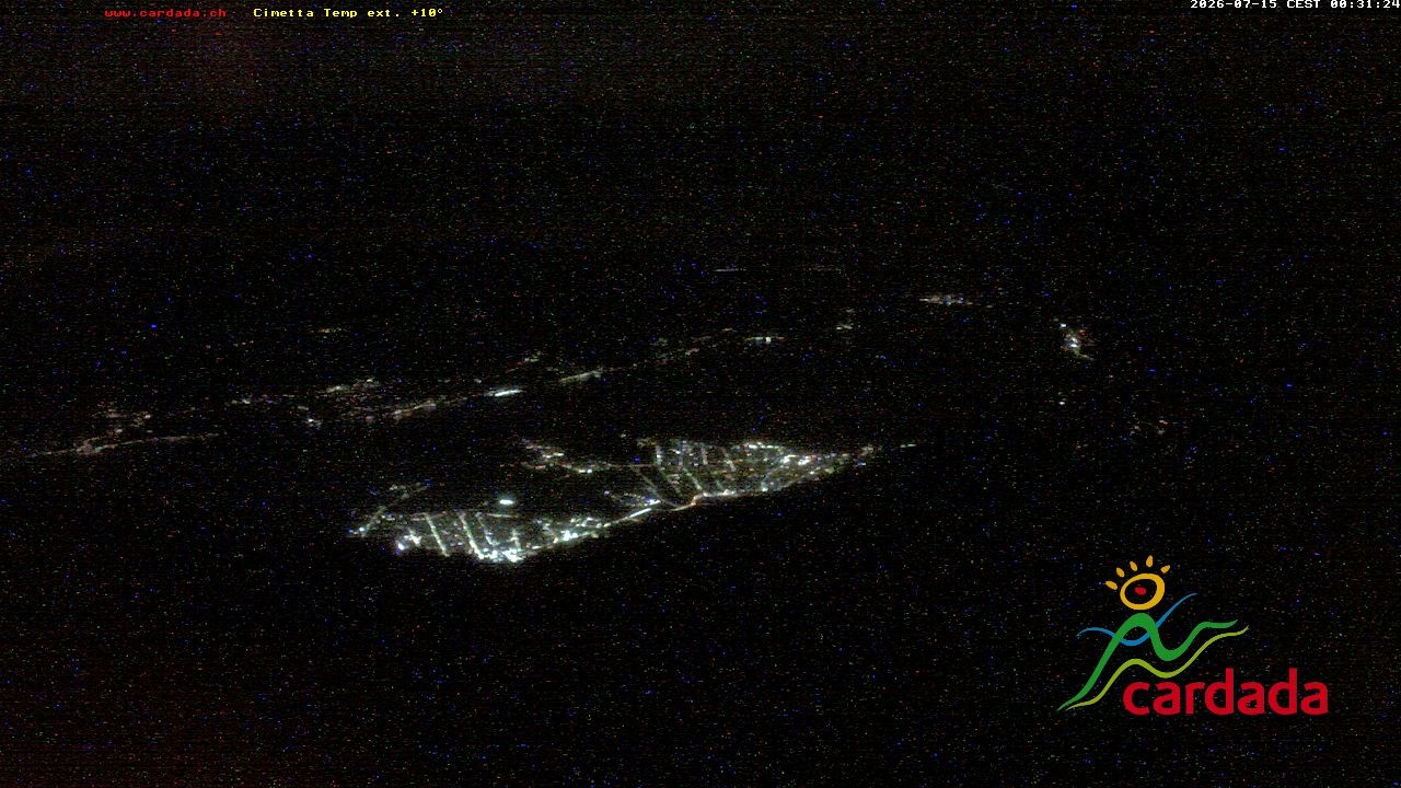 Archived image Webcam Cardada Cimetta: View Chair Lift