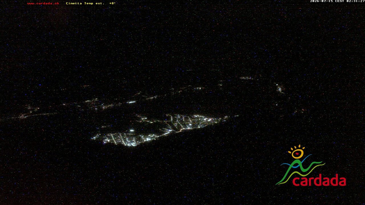 Archived image Webcam Cardada Cimetta: View Chair Lift