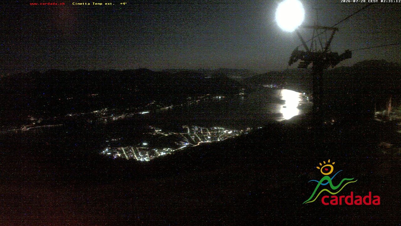 Archived image Webcam Cardada Cimetta: View Chair Lift