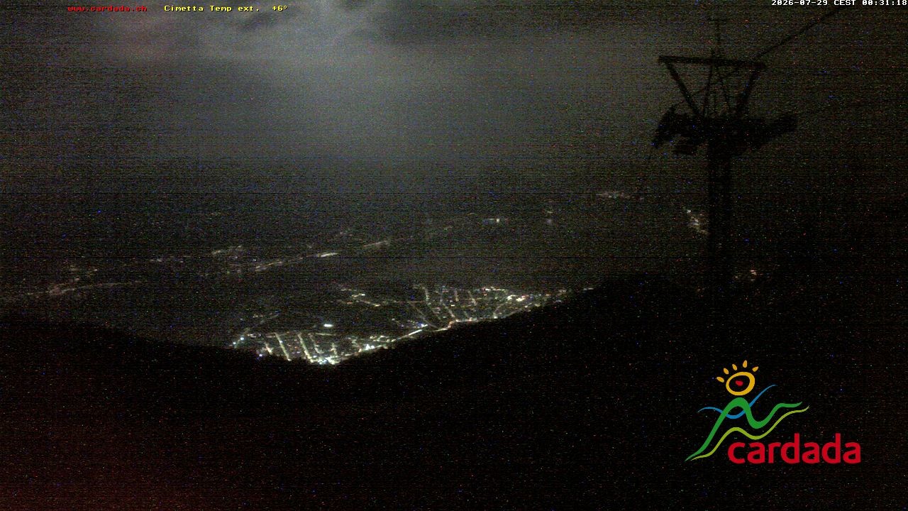 Archived image Webcam Cardada Cimetta: View Chair Lift