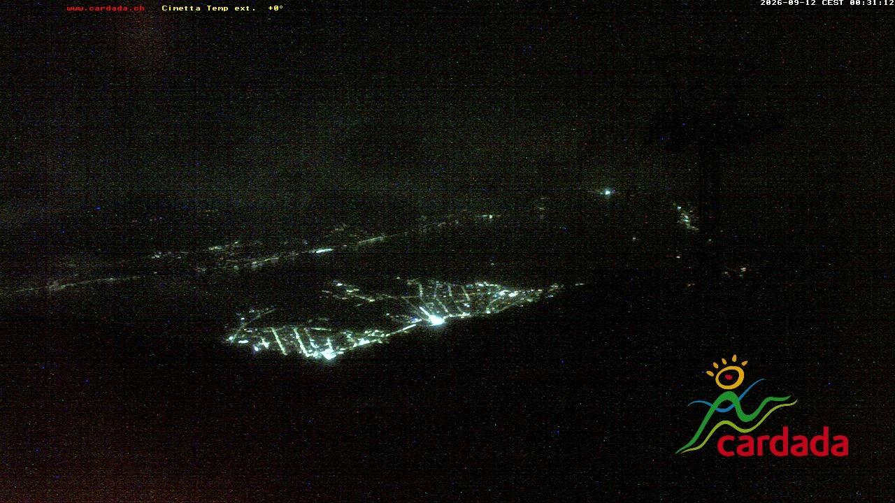 Archived image Webcam Cardada Cimetta: View Chair Lift