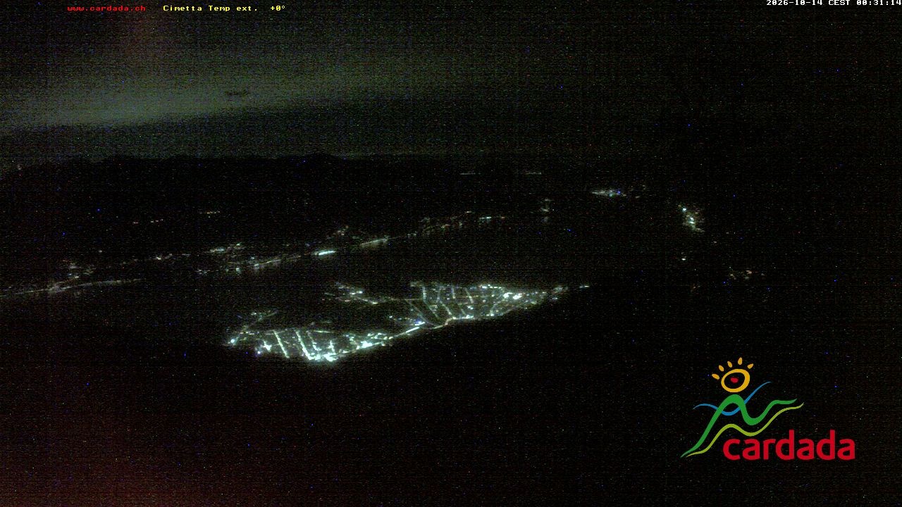 Archived image Webcam Cardada Cimetta: View Chair Lift