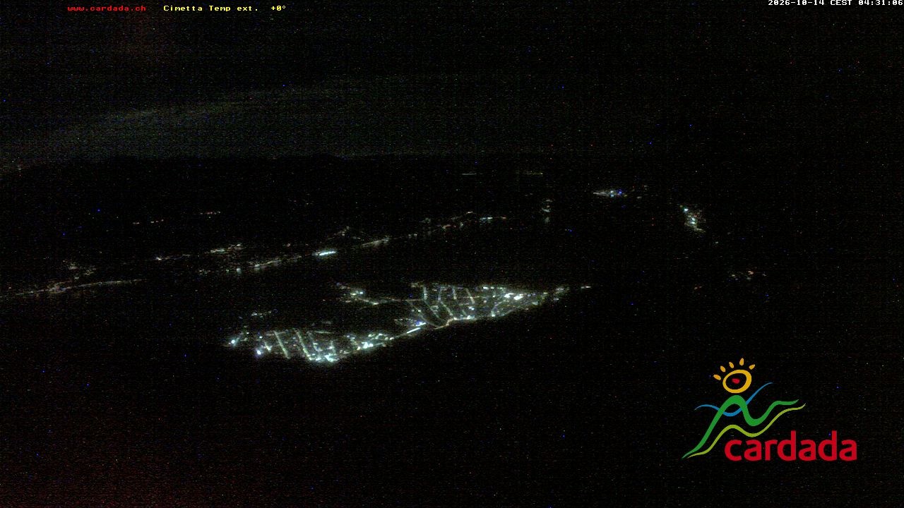 Archived image Webcam Cardada Cimetta: View Chair Lift