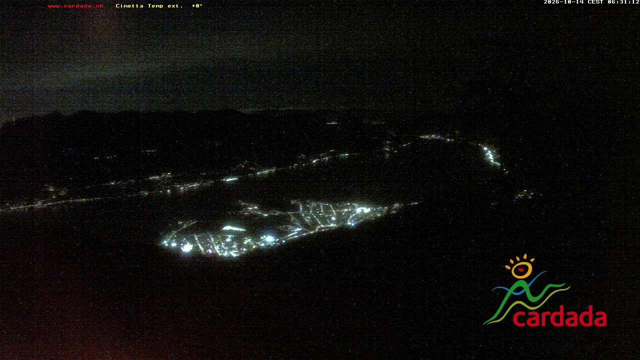 Archived image Webcam Cardada Cimetta: View Chair Lift