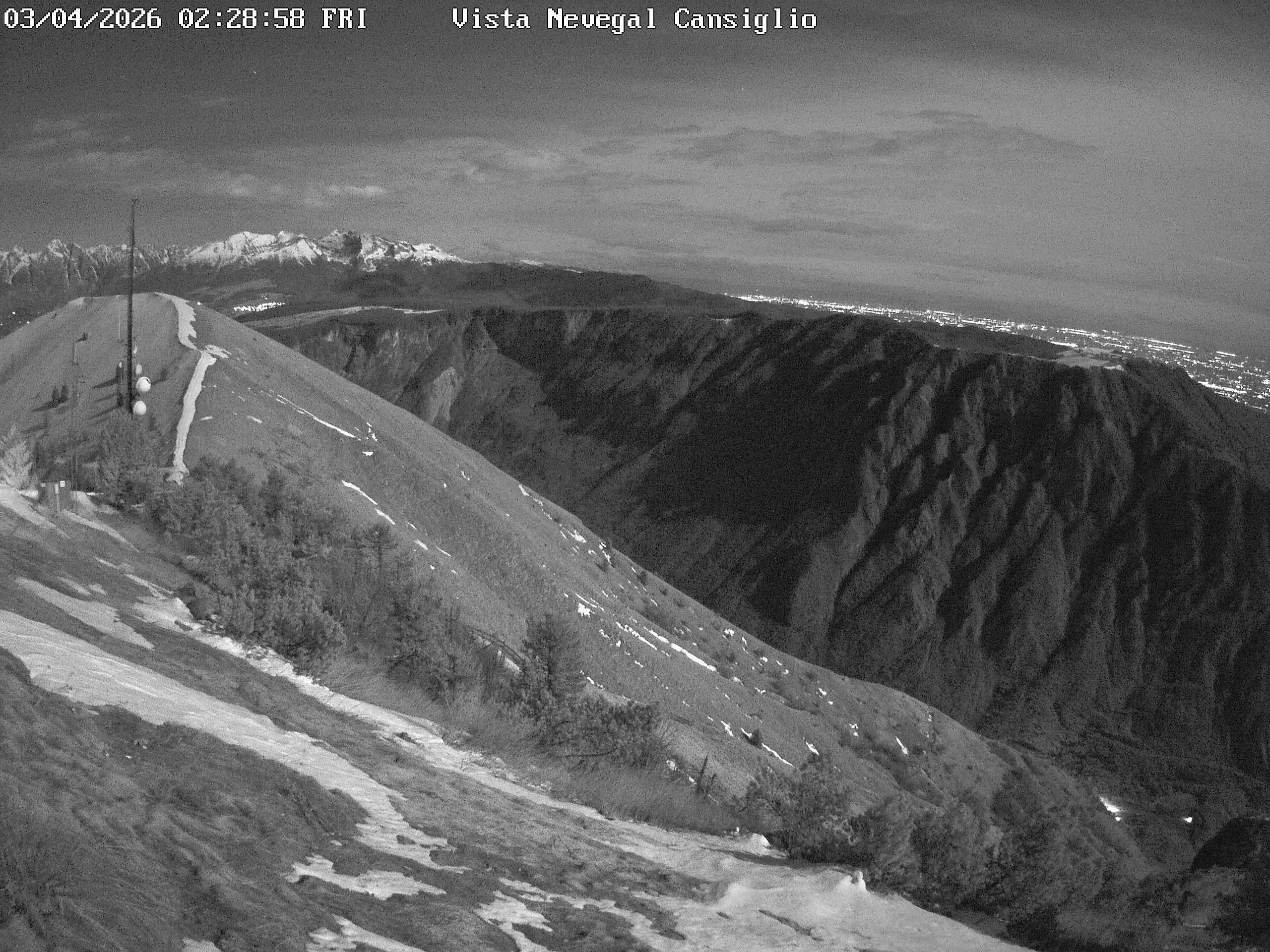 Archived image Webcam Alpe del Nevegal - Belluno