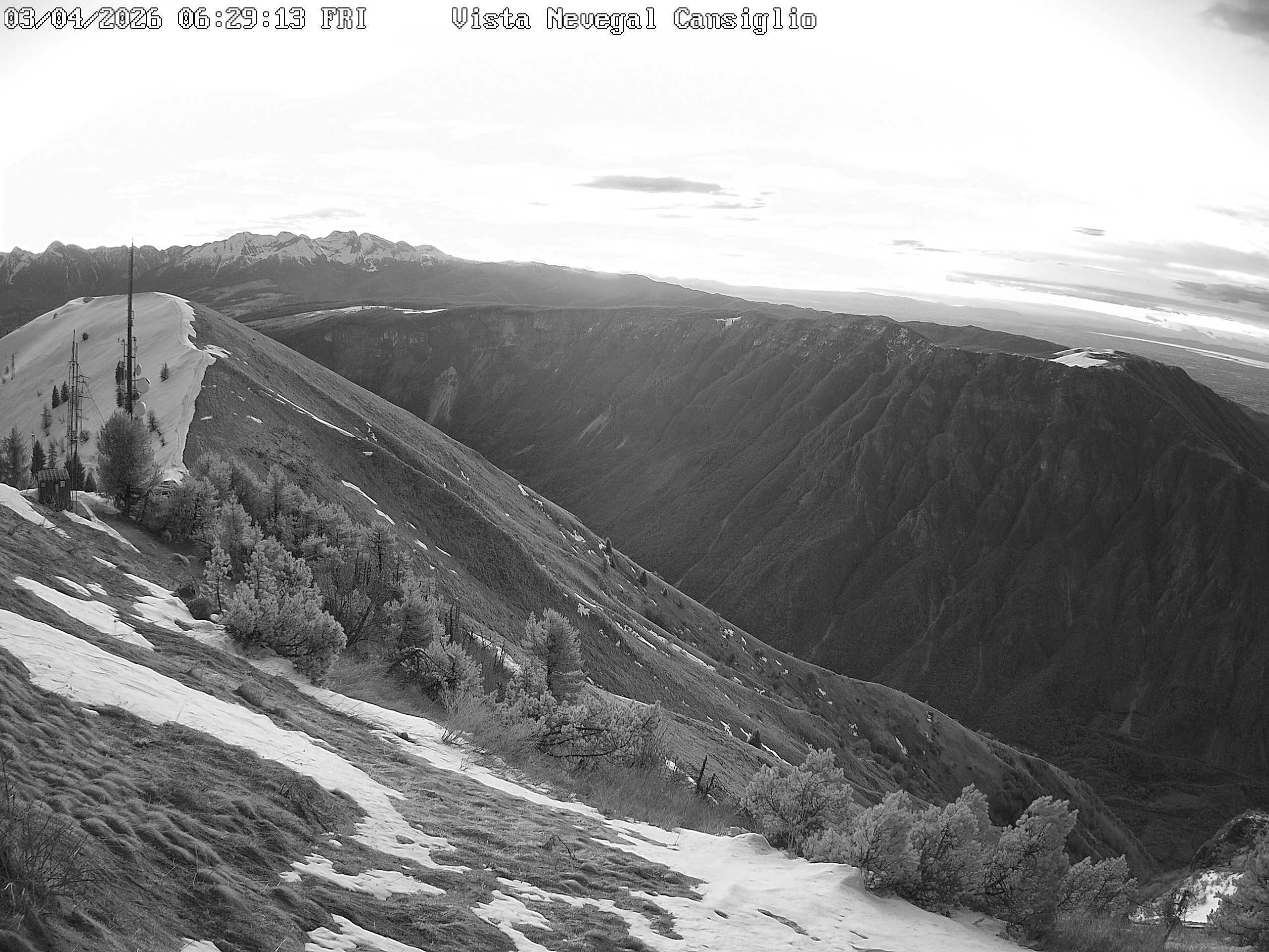 Archived image Webcam Alpe del Nevegal - Belluno