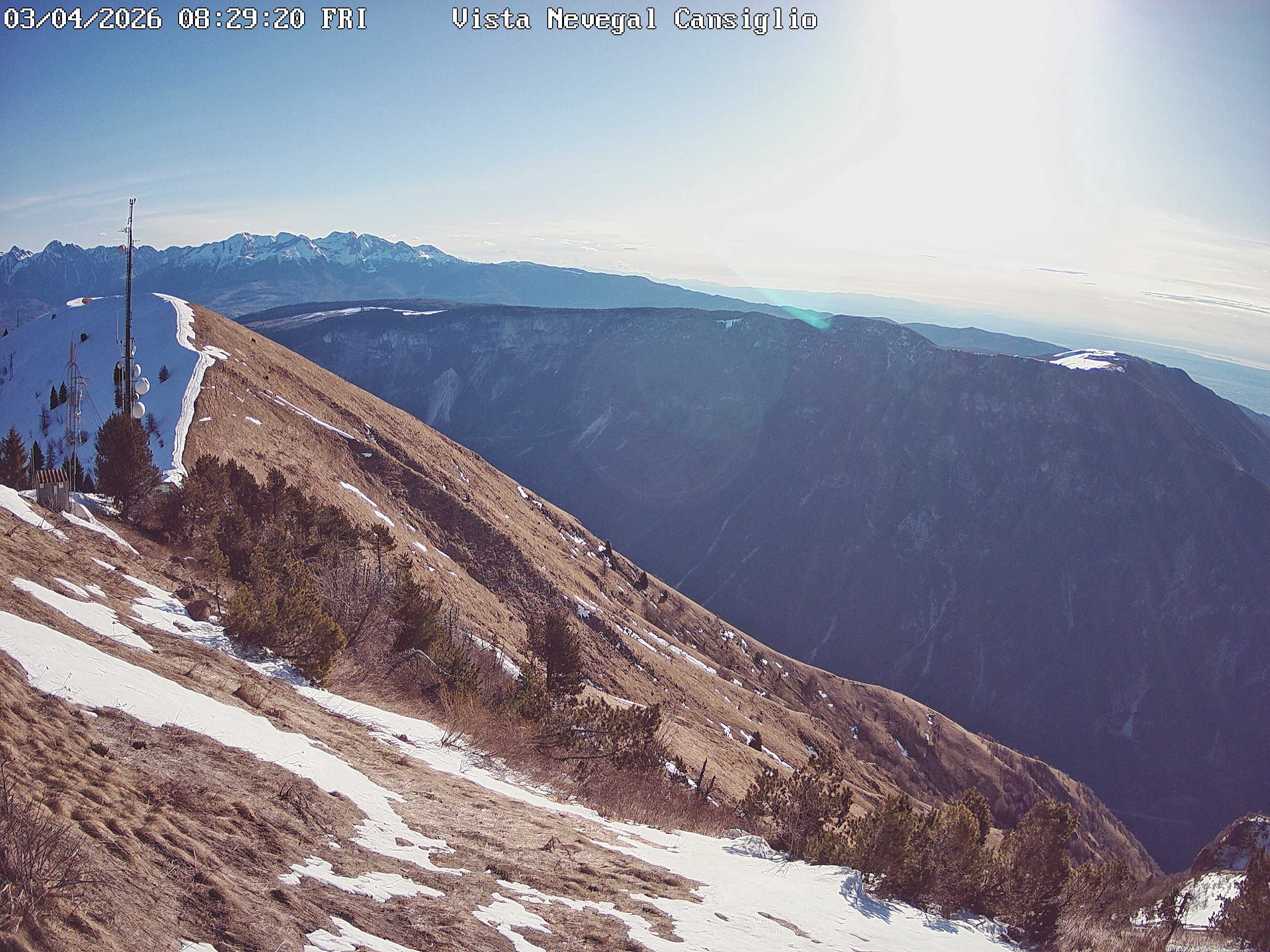 Archived image Webcam Alpe del Nevegal - Belluno