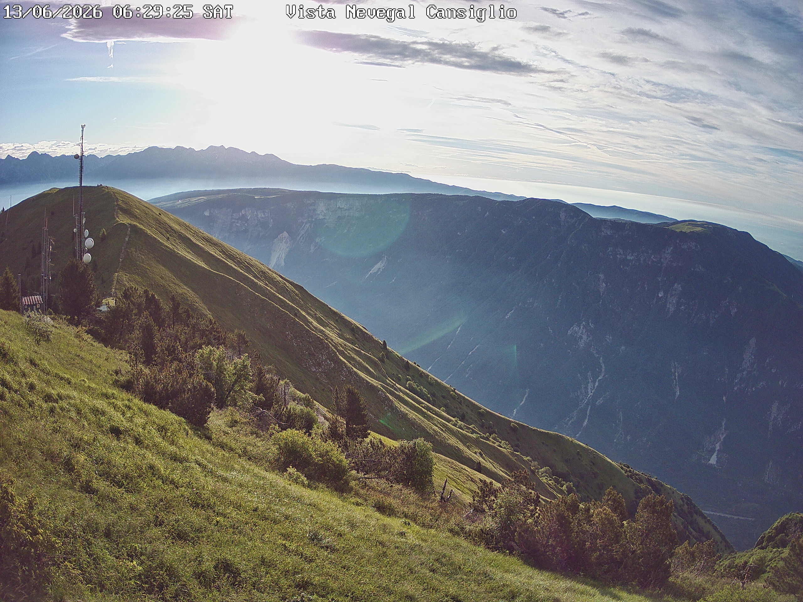 Archiv Foto Webcam Belluno - Col Faverghera