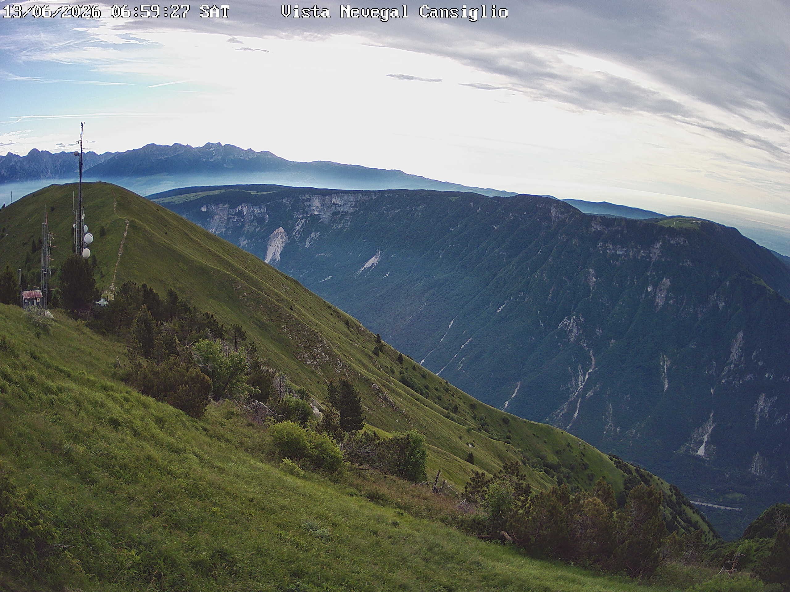 Archiv Foto Webcam Belluno - Col Faverghera