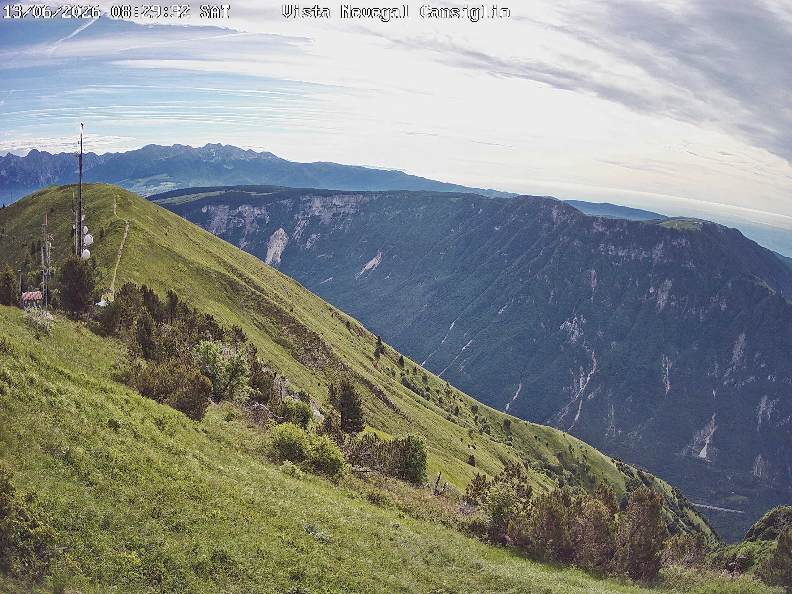 Archiv Foto Webcam Belluno - Col Faverghera